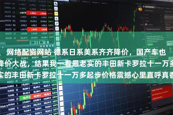 网络配资网站 德系日系美系齐齐降价，国产车也不甘示弱整个车市掀起降价大战，结果我一看最老实的丰田新卡罗拉十一万多起步价格震撼心里直呼真香