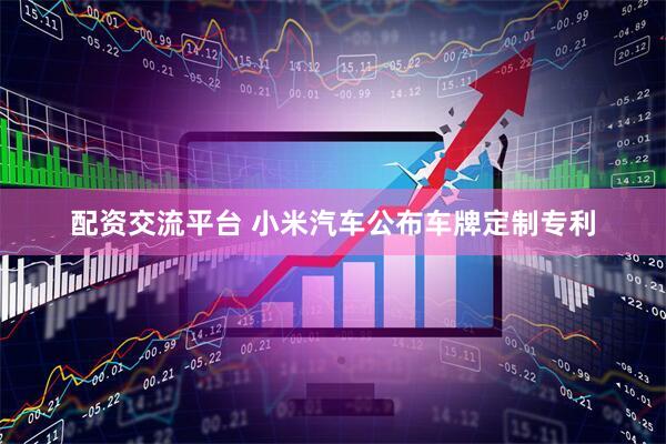 配资交流平台 小米汽车公布车牌定制专利