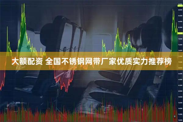 大额配资 全国不锈钢网带厂家优质实力推荐榜